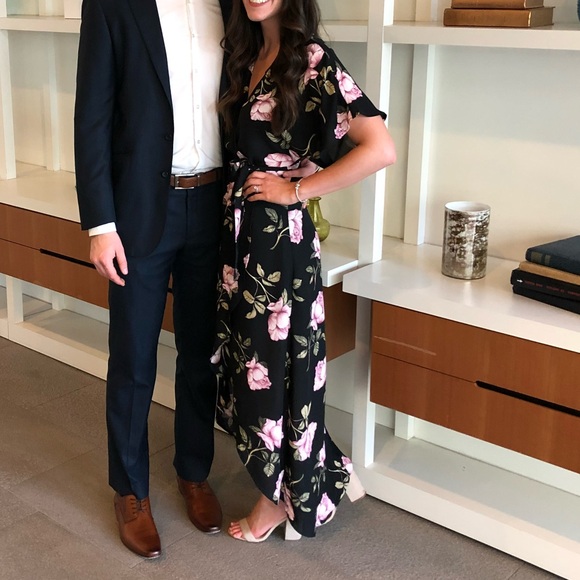 Maxi floral wrap dress - Dynamite - Picture 2 of 5